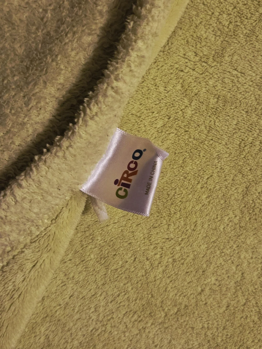 Circo Soft Light Green Plush Blanket